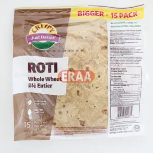 Crispy Just Baked Roti Whole Wheat 15 Pack