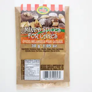 Irie Mixed Spices For Cakes 30g